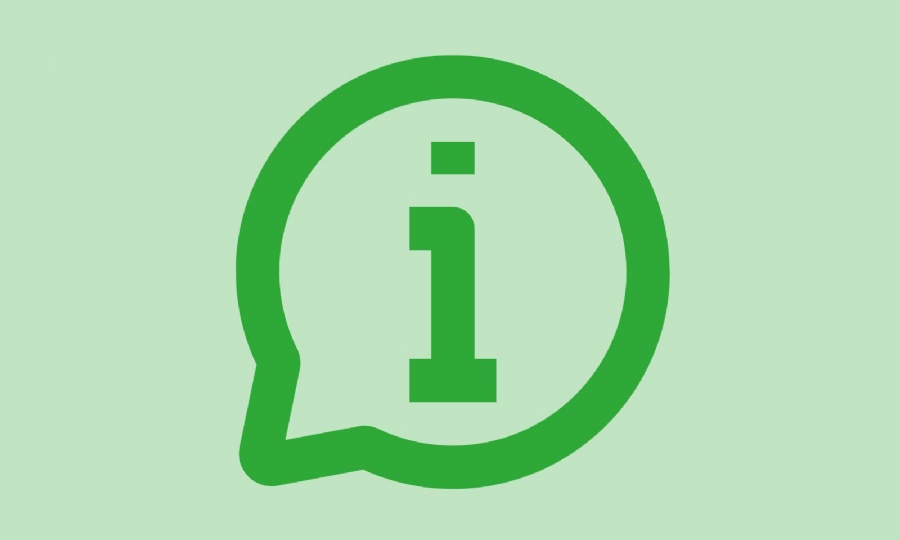 light Green background with a green icon of an 'i'  information sign